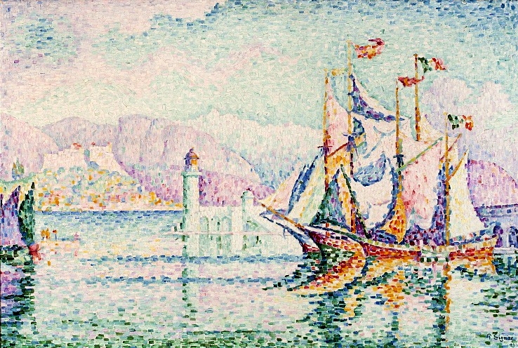 Paul Signac: Antibes - aamu, 1914